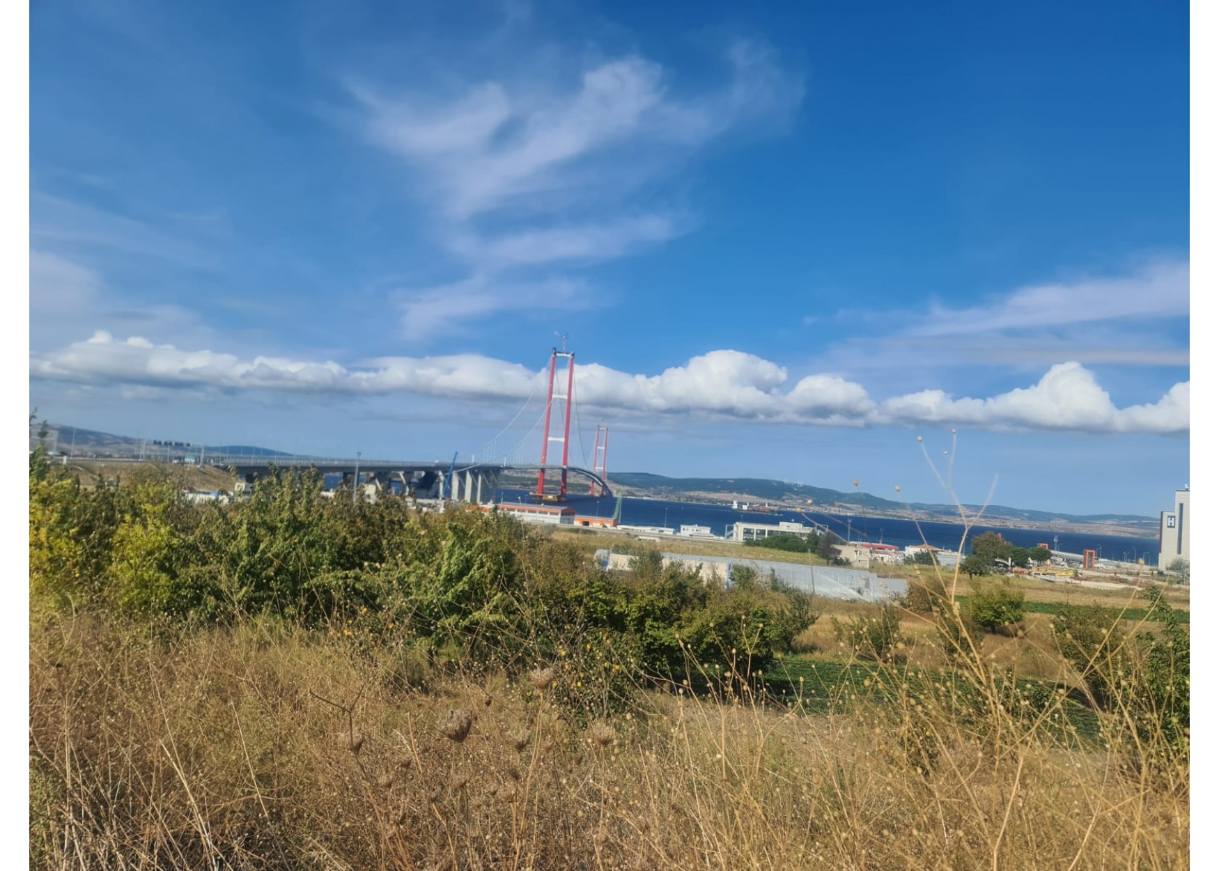  Çanakkale Lapseki Satılık Arazi Köprü ve Deniz Manzaralı